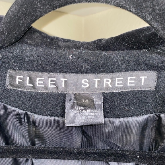 Gently Used Fleet Street Wool Hooded Long Coat 14 - Picture 10 of 12